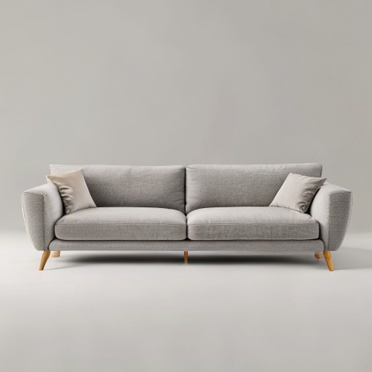 Sofá chaise longue 3 plazas gris